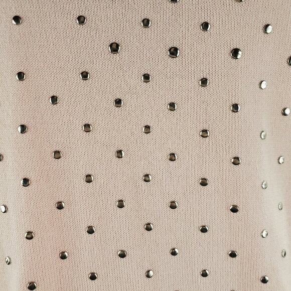 Emaline pink metal studded sweater - Picture 5 of 16